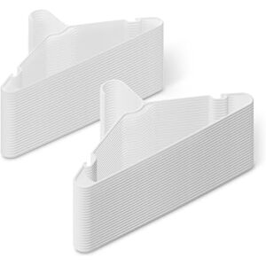 Amazon Basics Plastic Clothes Hangers - Adult White Pack of 50 Amazon Basics Plastic Clothes Hangers - Adult White Pack of 50