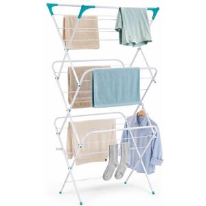 Lexi Clothes Airer 3 Tier Foldable Drying Rack, 15m Laundry Airer Clothes Horse, Heavy Duty Metal Indoor Outdoor Airer, 24 Bars Grey Green Lexi Clothes Airer 3 Tier Foldable Drying Rack, 15m Laundry Airer Clothes Horse, Heavy Duty Metal Indoor Outdoor Airer, 24 Bars Grey Green
