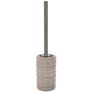 Spirella Toilet Brush with Holder Porcelain Relief Beige Spirella Toilet Brush with Holder Porcelain Relief Beige