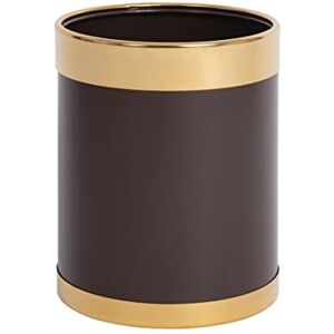 Bolero Waste Paper Bin with Gold Rim Dustbin Rubbish 280X224mm Commercial Bolero Waste Paper Bin with Gold Rim Dustbin Rubbish 280X224mm Commercial