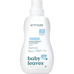 ATTITUDE Baby Laundry Detergent Liquid, EWG Verified, Safe for Baby Clothes, Infant and Newborn, Vegan and Naturally Derived Washing Soap, HE Compatible, Soothing Chamomile, 35 Loads, 1.04 Liters ATTITUDE Baby Laundry Detergent Liquid, EWG Verified, Safe for Baby Clothes, Infant and Newborn, Vegan and Naturally Derived Washing Soap, HE Compatible, Soothing Chamomile, 35 Loads, 1.04 Liters