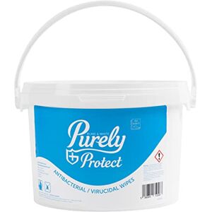 Blake & White Purely Protect Virucidal & Antibacterial Wipes Fast Drying Biodegradable Multi Purpose Cleaning Wipes for Household Surfaces Tub of 250 sheets Blake & White Purely Protect Virucidal & Antibacterial Wipes Fast Drying Biodegradable Multi Purpose Cleaning Wipes for Household Surfaces Tub of 250 sheets