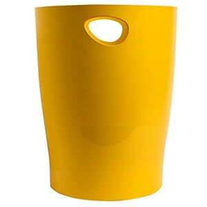 Exacompta Ref. 45302D 1 waste paper basket with ECOBIN BeeBlue handles in PP large capacity 15 liters dimensions 26.3 x 26.3 x 33.5 cm for office or home 4 random colors Exacompta Ref. 45302D 1 waste paper basket with ECOBIN BeeBlue handles in PP large capacity 15 liters dimensions 26.3 x 26.3 x 33.5 cm for office or home 4 random colors