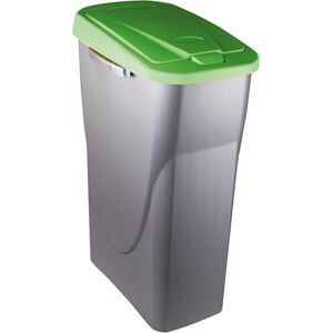 M home by Mazzei Mondex M-Home Plastic Recycling Bin Metal Grey Green Lid 21.5 x 36 x 51 cm / 25 L Ecobin 25 PLS8086G-82 M home by Mazzei Mondex M-Home Plastic Recycling Bin Metal Grey Green Lid 21.5 x 36 x 51 cm / 25 L Ecobin 25 PLS8086G-82