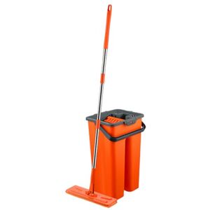 Macro Max MACROMAX FLAT Mop and Bucket Set – 100% Microfibre, Wet & Dry Cleaning System, Dual-Chamber Self-Wringing Design, Ergonomic Handle for Home, Tile & Wood Floors Macro Max MACROMAX FLAT Mop and Bucket Set – 100% Microfibre, Wet & Dry Cleaning System, Dual-Chamber Self-Wringing Design, Ergonomic Handle for Home, Tile & Wood Floors