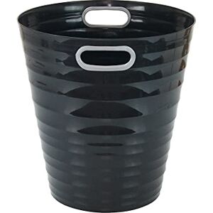 Waytex 931073 Office Bin Black Plastic Waste Paper Bin Modern Design for Office, Bedroom, Bathroom Capacity 12.5 L Colour Black Waytex 931073 Office Bin Black Plastic Waste Paper Bin Modern Design for Office, Bedroom, Bathroom Capacity 12.5 L Colour Black
