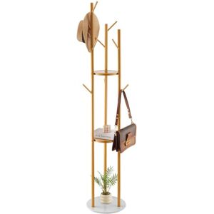 VEVOR Coat Rack, Freestanding Coat Rack Stand with Quartz Stone Base & 9 Hooks, Free Standing Hall Coat Tree for Entryway, Bedroom, Office, Living Room, Modern Clothes Hanger for Coat, Hat, Scarf, Bag VEVOR Coat Rack, Freestanding Coat Rack Stand with Quartz Stone Base & 9 Hooks, Free Standing Hall Coat Tree for Entryway, Bedroom, Office, Living Room, Modern Clothes Hanger for Coat, Hat, Scarf, Bag