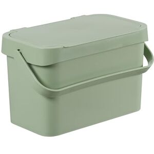 SmartStore Food Waste Caddy 5 L Green Kitchen Recycling and Compost Bin with Handles Recycled Plastic 10-Year Guarantee L29 x W17 x H17 cm SmartStore Food Waste Caddy 5 L Green Kitchen Recycling and Compost Bin with Handles Recycled Plastic 10-Year Guarantee L29 x W17 x H17 cm