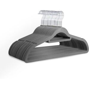 KEPLIN Velvet Hangers 50 Pack Non-Slip Clothes Hangers with Tie Bar & 360° Hook Durable & Sturdy, Space-Saving Wardrobe Organisers for Suits, Jackets & Clothes- Home Storage Solution KEPLIN Velvet Hangers 50 Pack Non-Slip Clothes Hangers with Tie Bar & 360° Hook Durable & Sturdy, Space-Saving Wardrobe Organisers for Suits, Jackets & Clothes- Home Storage Solution