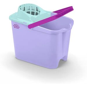 Genius Happy Rainbow Mop Bucket with Drainer Recycled Ergonomic Handle Robust Sustainable 14L Ideal for Cleaning Floors and Home Genius Happy Rainbow Mop Bucket with Drainer Recycled Ergonomic Handle Robust Sustainable 14L Ideal for Cleaning Floors and Home