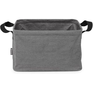 Brabantia Foldable Laundry Basket 35L Water Resistant Hamper for Wet & Dry Laundry Storage Basket for Clothes and Linen Soft Handles Garment Washing Home Accessory Pepper Black Brabantia Foldable Laundry Basket 35L Water Resistant Hamper for Wet & Dry Laundry Storage Basket for Clothes and Linen Soft Handles Garment Washing Home Accessory Pepper Black