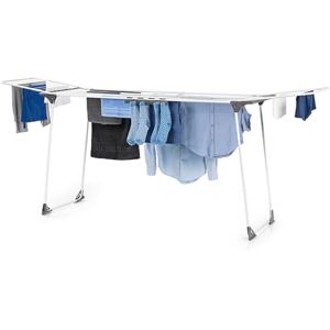 EASYmaxx Clothes Rack, Plastic Metal, White, Grey, Keine EASYmaxx Clothes Rack, Plastic Metal, White, Grey, Keine