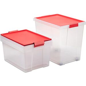 TATAY Set of 3 Storage Boxes with Lid, 2 x 7L, 1 x 15L, with Handles, Lid 100% recycled materials, BPA Free, Black. Measures 25 x 36 x 29 cm TATAY Set of 3 Storage Boxes with Lid, 2 x 7L, 1 x 15L, with Handles, Lid 100% recycled materials, BPA Free, Black. Measures 25 x 36 x 29 cm
