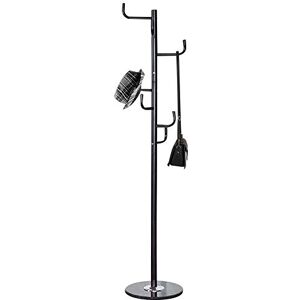 BAKAJI Coat Hook Design Floor Lamp Metal with 6 Hooks for Clothes and Marble Base Size 38 x 38 x 176 cm (Black) BAKAJI Coat Hook Design Floor Lamp Metal with 6 Hooks for Clothes and Marble Base Size 38 x 38 x 176 cm (Black)