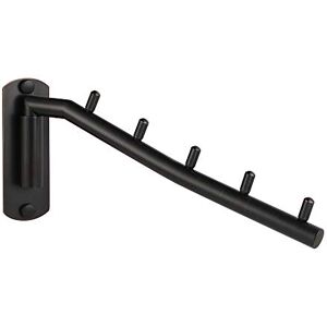 JQK Folding Clothes Hanger Rack, Stainless Steel Swing Arm Hook Holder, Clothing Hanging System Drying Closet Storage Organizer Oil Rubbed Bronze Wall Mount, SHR100-ORB JQK Folding Clothes Hanger Rack, Stainless Steel Swing Arm Hook Holder, Clothing Hanging System Drying Closet Storage Organizer Oil Rubbed Bronze Wall Mount, SHR100-ORB