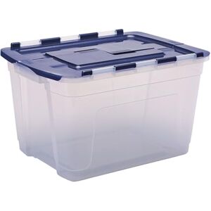 BANKERS BOX 55L Plastic Tote Box 3-Pack, BPA-Free Polypropylene, 100% Recycled Lids, Nesting & Stackable, Split Lid, 35x43x59cm, Versatile for Home & Office BANKERS BOX 55L Plastic Tote Box 3-Pack, BPA-Free Polypropylene, 100% Recycled Lids, Nesting & Stackable, Split Lid, 35x43x59cm, Versatile for Home & Office