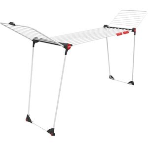 Vileda Infinity Flex Plus Extendable Clothes Airer, Indoor Clothes Drying Rack with upto 30m Drying Space, With Two Additional Sock Hangers, Holds upto 3 Loads of Washing Vileda Infinity Flex Plus Extendable Clothes Airer, Indoor Clothes Drying Rack with upto 30m Drying Space, With Two Additional Sock Hangers, Holds upto 3 Loads of Washing
