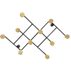 ASPECT Wall Mounted Coat Rack/Hanger,10 Wooden Hooks ASPECT Wall Mounted Coat Rack/Hanger,10 Wooden Hooks