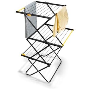 Joseph Joseph AirFrame Max Drying Rack, 21 m Capacity, Large Folding Clothes Airer with Long Garment Rails Joseph Joseph AirFrame Max Drying Rack, 21 m Capacity, Large Folding Clothes Airer with Long Garment Rails