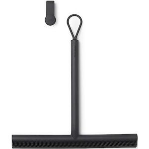 Brabantia Silicone Shower Squeegee with Hook (Dark Grey) Anti Streak Cleaning Wiper for Bathroom Glass, Plastic, Tile Doublesided Brush & Rim Design Brabantia Silicone Shower Squeegee with Hook (Dark Grey) Anti Streak Cleaning Wiper for Bathroom Glass, Plastic, Tile Doublesided Brush & Rim Design