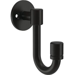 Franklin Brass B47246K-FB-C Bar 3-5/8 in. Single Wall Hooks in Matte Black (4-Pack) Franklin Brass B47246K-FB-C Bar 3-5/8 in. Single Wall Hooks in Matte Black (4-Pack)