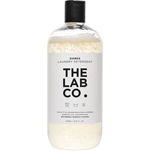 The Lab Co. Darks Wash Liquid. Plant based. Non-Bio Laundry Detergent for washing machines and hand washing. Scented with Lavender and Orange Rind. Size 500ml for up to 32 washes. The Lab Co. Darks Wash Liquid. Plant based. Non-Bio Laundry Detergent for washing machines and hand washing. Scented with Lavender and Orange Rind. Size 500ml for up to 32 washes.