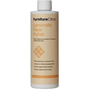 Furniture Clinic Laminate Floor Polish Polishes to a Glossy Sheen Protects Against Stains Fills Scratches and Reduces Wear & Tear – For All Types of Laminate Flooring 500ml Furniture Clinic Laminate Floor Polish Polishes to a Glossy Sheen Protects Against Stains Fills Scratches and Reduces Wear & Tear – For All Types of Laminate Flooring 500ml