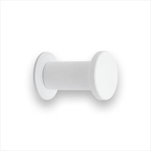 EVI Herrajes Bathroom Hanger Stainless Steel Wall Hanger White Lacquered For Hanging Clothes, Coats or Towels Towel Rail with Invisible Screw 190CBBL EVI Herrajes Bathroom Hanger Stainless Steel Wall Hanger White Lacquered For Hanging Clothes, Coats or Towels Towel Rail with Invisible Screw 190CBBL