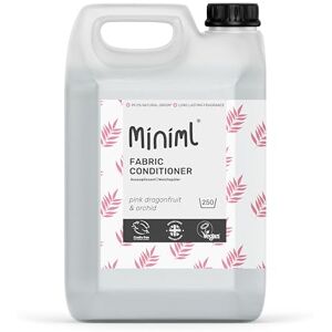 Miniml Natural Fabric Softener & Conditioner 5L Refill Pink Dragonfruit & Orchid Scented All Natural Fabric Softener for Sensitive Skin 100% Vegan & Cruelty Free (250 Washes) Miniml Natural Fabric Softener & Conditioner 5L Refill Pink Dragonfruit & Orchid Scented All Natural Fabric Softener for Sensitive Skin 100% Vegan & Cruelty Free (250 Washes)