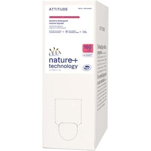 ATTITUDE Liquid Laundry Detergent Refill, EWG Verified, HE Compatible, Plant-Based & Vegan, Natural Laundry Soap, Pink Grapefruit Scent, 160 Loads, 4 Liters ATTITUDE Liquid Laundry Detergent Refill, EWG Verified, HE Compatible, Plant-Based & Vegan, Natural Laundry Soap, Pink Grapefruit Scent, 160 Loads, 4 Liters