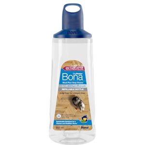 Bona Premium Spray Mop Cartridge, OxyPower Wood Floor Deep Cleaner, for Varnished or Hard Waxed Wood Floors, 850ml Bona Premium Spray Mop Cartridge, OxyPower Wood Floor Deep Cleaner, for Varnished or Hard Waxed Wood Floors, 850ml