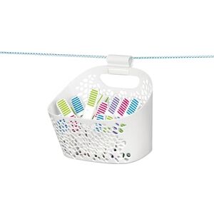 Tescoma Clothes Pegs in Basket, 20 Pcs Clean Kit Tescoma Clothes Pegs in Basket, 20 Pcs Clean Kit