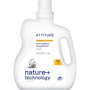 ATTITUDE Liquid Fabric Softener, Plant-Based & Vegan, HE Compatible, Naturally Derived, Citrus Zest Scent, 80 Loads, 2 Liters ATTITUDE Liquid Fabric Softener, Plant-Based & Vegan, HE Compatible, Naturally Derived, Citrus Zest Scent, 80 Loads, 2 Liters