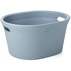 TATAY 1042000 – Baobab Laundry Basket, Plastic, Polypropylene, Blue, 35 Litres Capacity, 52 x 42.5 x 26.5 cm TATAY 1042000 – Baobab Laundry Basket, Plastic, Polypropylene, Blue, 35 Litres Capacity, 52 x 42.5 x 26.5 cm
