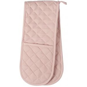 Dexam Love Colour Double Oven Gauntlet, Blush, 100% Cotton, Quilted Diamond Pattern, Heat Resistant Kitchen Glove with Hanging Loop Dexam Love Colour Double Oven Gauntlet, Blush, 100% Cotton, Quilted Diamond Pattern, Heat Resistant Kitchen Glove with Hanging Loop