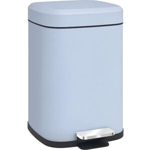 HOMCOM 12 Litre Pedal Bin, Fingerprint Proof Kitchen Rubbish Bin with Soft-close Lid, Foot Pedal and Removable Inner Bucket for Recycling and Waste, Light Blue HOMCOM 12 Litre Pedal Bin, Fingerprint Proof Kitchen Rubbish Bin with Soft-close Lid, Foot Pedal and Removable Inner Bucket for Recycling and Waste, Light Blue