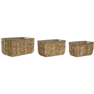 AlexandreHouse Basket Set of 3 Seagrass Fibre 44.5 x 32.5 x 27.5 cm Natural AlexandreHouse Basket Set of 3 Seagrass Fibre 44.5 x 32.5 x 27.5 cm Natural