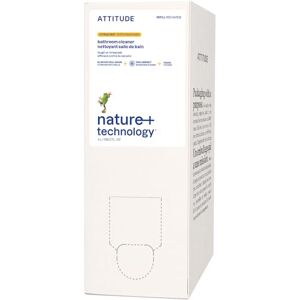 ATTITUDE Bathroom Cleaner Spray Refill, EWG Verified, Plant-Based & Vegan, Safe for Bathroom Surfaces, Tiles, Tubs, Shower Walls, and Grout, Citrus Zest Scent, 4 Liters ATTITUDE Bathroom Cleaner Spray Refill, EWG Verified, Plant-Based & Vegan, Safe for Bathroom Surfaces, Tiles, Tubs, Shower Walls, and Grout, Citrus Zest Scent, 4 Liters