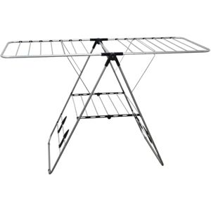 Amig Foldable Clothes Airer with Wings Mod. Aeria UrbanDry Aluminium and Steel Clothes Dryer Easy to Set Up and Fold 15 m Drying Space Size 145x60x95 cm Colour Silver/Black Amig Foldable Clothes Airer with Wings Mod. Aeria UrbanDry Aluminium and Steel Clothes Dryer Easy to Set Up and Fold 15 m Drying Space Size 145x60x95 cm Colour Silver/Black