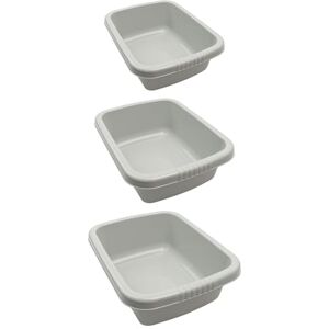 JVL Plastic Washing Up Cleaning Bowls, Nestable, Set of 3, 5.5L, 9.5L, 15.5L JVL Plastic Washing Up Cleaning Bowls, Nestable, Set of 3, 5.5L, 9.5L, 15.5L