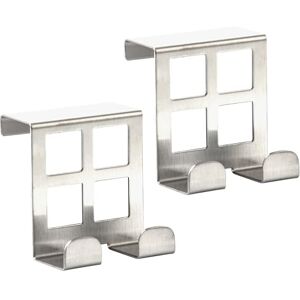 RICOO Door Hooks Stainless Steel Over Door Hanger, Modern Door Hooks for Hanging Towels, Clothes, Bags MH030Sx2, Set of 2 RICOO Door Hooks Stainless Steel Over Door Hanger, Modern Door Hooks for Hanging Towels, Clothes, Bags MH030Sx2, Set of 2