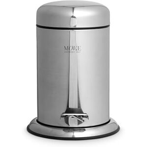 Möve Push pedal bin, stainless steel, silver Möve Push pedal bin, stainless steel, silver