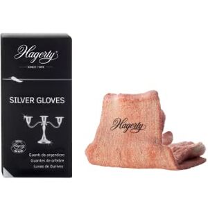 Hagerty Silver cleaning gloves with tarnish protection Impregnated cotton polishing practical for Practical for maintaining plated metals 1 pair Hagerty Silver cleaning gloves with tarnish protection Impregnated cotton polishing practical for Practical for maintaining plated metals 1 pair