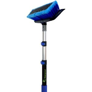 EVERSPROUT 1.5-to-3 Foot Scrub Brush Soft Nylon & Polyester Bristles Lightweight Aluminum Extension Pole Handle Blue Deck, Car, RV, Boat, Solar Panel, Driveway & More Cleaning Brush EVERSPROUT 1.5-to-3 Foot Scrub Brush Soft Nylon & Polyester Bristles Lightweight Aluminum Extension Pole Handle Blue Deck, Car, RV, Boat, Solar Panel, Driveway & More Cleaning Brush
