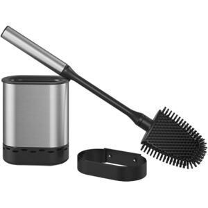 Metaltex Cleany Inox Silicone Toilet Brush with Holder – Flexible & Flat Brush Design for Efficient Cleaning, Wall-Mountable, Easy Disassemble for Hygienic Maintenance, 48 x 12 x 7 cm Metaltex Cleany Inox Silicone Toilet Brush with Holder – Flexible & Flat Brush Design for Efficient Cleaning, Wall-Mountable, Easy Disassemble for Hygienic Maintenance, 48 x 12 x 7 cm