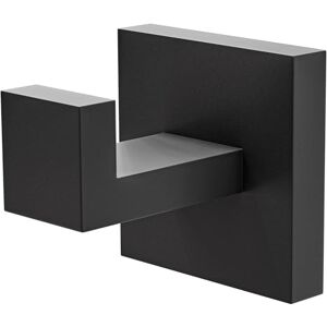 Amig Bathroom Towel Hook Mod. Isla-4 Wall-Mounted Towel Hook Screws Included 55 x 55 x 55 mm Stainless Steel Matt Black Amig Bathroom Towel Hook Mod. Isla-4 Wall-Mounted Towel Hook Screws Included 55 x 55 x 55 mm Stainless Steel Matt Black