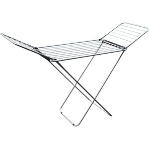 Amig Foldable Clothes Airer with Wings Mod. Aeria AirFlow Aluminium and Steel Clothes Dryer Easy to Set Up and Fold 18 m Drying Space Size 176x55x92 cm Colour Silver/Black Amig Foldable Clothes Airer with Wings Mod. Aeria AirFlow Aluminium and Steel Clothes Dryer Easy to Set Up and Fold 18 m Drying Space Size 176x55x92 cm Colour Silver/Black