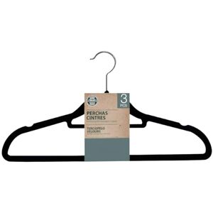 FORNOR 27027 Velvet Hanger Black X 3-41 x 22 x FORNOR 27027 Velvet Hanger Black X 3-41 x 22 x