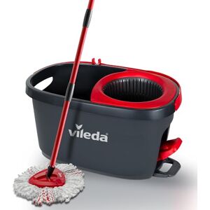 Vileda Turbo Spin Mop & Bucket Set with Foot Pedal Telescopic Handle (Up to 131cm) & Microfibre Mop Head Spin Mop for All Hard Floors Eco‑Friendly Amazon Packaging Vileda Turbo Spin Mop & Bucket Set with Foot Pedal Telescopic Handle (Up to 131cm) & Microfibre Mop Head Spin Mop for All Hard Floors Eco‑Friendly Amazon Packaging