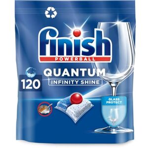 Finish Dishwasher Tablet, Quantum Infinity Shine, 120 Tablets, Fresh Scent, Powerful Clean & Shine Detergent Tabs, Tough on Grease Stains Finish Dishwasher Tablet, Quantum Infinity Shine, 120 Tablets, Fresh Scent, Powerful Clean & Shine Detergent Tabs, Tough on Grease Stains